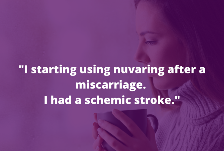 nuvaring, miscarriage, ischemic stroke