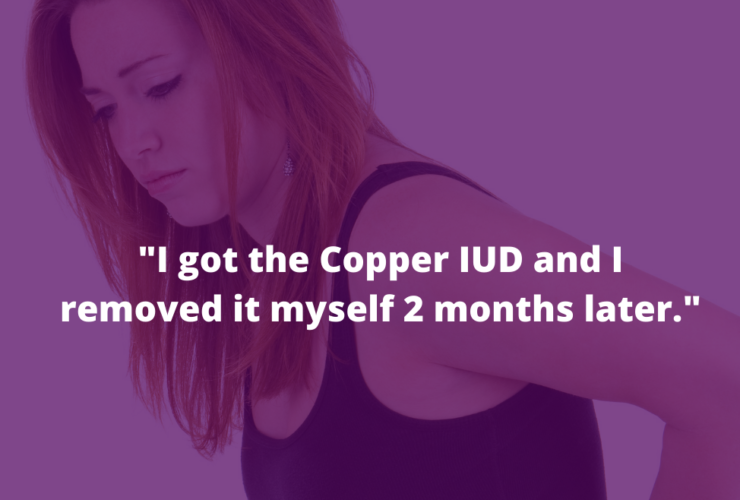 Copper IUD, heavy bleeding, painful sex
